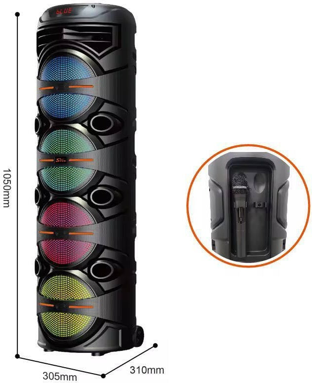 Boxa OEM portabila ZQS8403, Black, pcs
