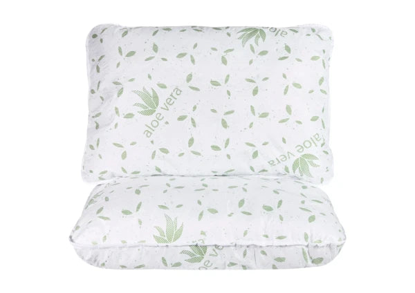 Set somnart 2 perne Aloe Vera microfibra 50x70