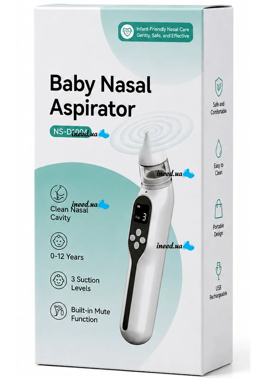 Baby Nasal Aspirator NS-D1004, pcs