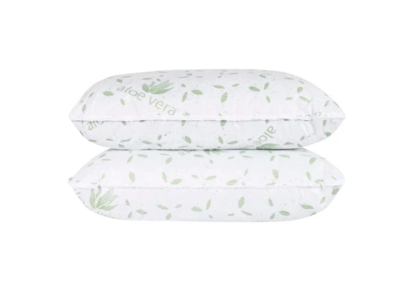 Set somnart 2 perne Aloe Vera microfibra 50x70